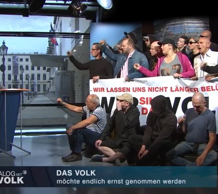 Filming for Late Night Berlin