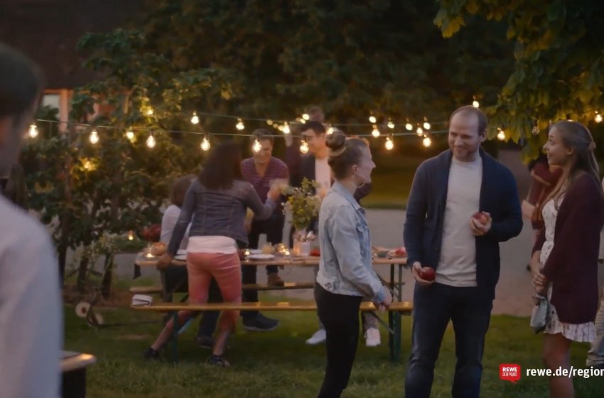 Filming for "Rewe - Gemeinsam für die Region"
